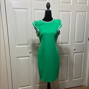 Tommy Hilfiger green dress